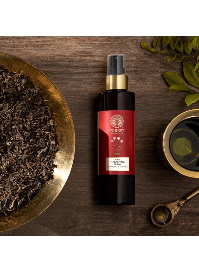 Forest Essentials Hair Thickening Spray Bhringraj & Shikakai | Volumizing Spray for Thicker, Fuller | With Vitamin B5 & Keratin | Help to boost growth 130ml - Image 4